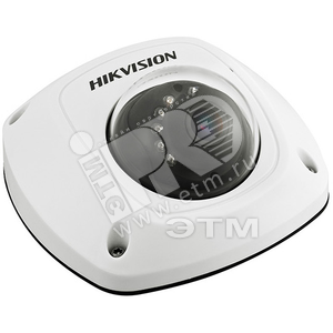 Видеокамера IP компактная вандалозащищенная день/ночь Wi-fi (DS-2CD2542FWD-IWS 2.8) - Hikvision