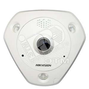 Видеокамера IP ИК подсветка 15м (DS-2CD6362F-IS (1.27mm)) - Hikvision