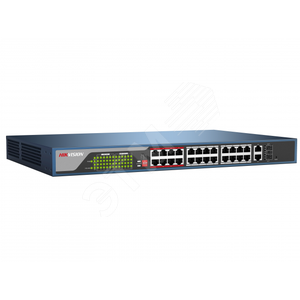 КоммутаторУПРАВЛЯЕМЫЙ (ВЕБ-ИНТЕРФЕЙС) PОЕ КОММУТАТОР (DS-3E1326P-E) - Hikvision