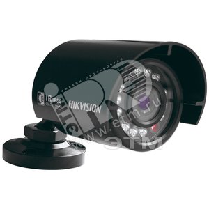 Видеокамера цветная корпусная с инфракрасной подсветкой 1/3, 420 ТВЛ, DS-2CC102P-IR1 - Hikvision