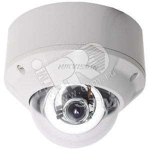 Видеокамера IP  1.3 Мп купольная вандалозащищенная DS-2CD764FWD-E - Hikvision