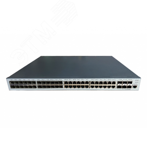 Коммутатор L3, 24 Gigabit RJ45 портов, 24 Gigabit SFP портов, 6 10G SFP+ портов, OSPF, IPv6, IEEE802.1x, IGMP, STP/RSTP/MSTP/ERPS/VRRP, Console/web/ssh management (DS-3E3754TF) - Hikvision