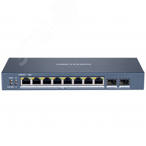 Коммутатор 8-ми портовый управляемый 1000M (DS-3E1510P-SI) - Hikvision
