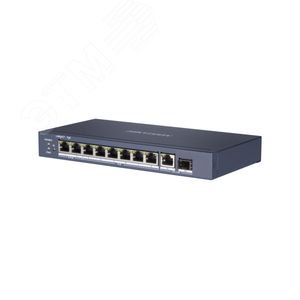 Коммутатор неуправляемый, 6 RJ45 1000M PoE с грозозащитой 6кВ (DS-3E0510HP-E) - Hikvision