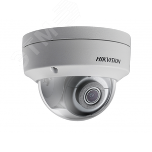 Видеокамера  IP 2Мп уличная купольная с EXIR-подсветкой до 30м (2.8mm) (DS-2CD2123G0E-I(B)(2.8mm)) - Hikvision