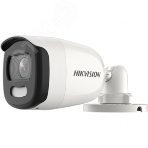 Видеокамера  HD-TVI 5Мп уличная компактная с LED подсветкой до 20м (3.6mm) (DS-2CE10HFT-F(3.6mm) - Hikvision
