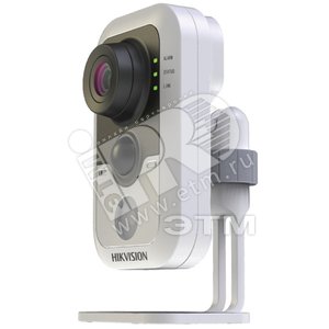 Видеокамера IP мини DS-2CD2412F-I 1.3Мп PoE ИК-   подсветка 4мм (DS-2CD2412F-I) - Hikvision