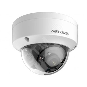 Видеокамера 2Мп уличная купольная HD-TVI камера с EXIR-подсветкой до 20м (DS-2CE56D8T-VPITE (3.6mm)) - Hikvision