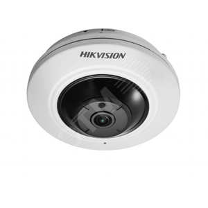 Видеокамера  IP 5Мп fisheye c EXIR-подсветкой до 8м (fisheye объектив 1.05mm) (DS-2CD2955FWD-I (1.05mm)) - Hikvision