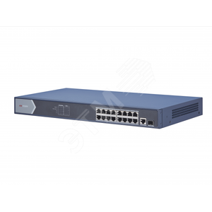 Коммутатор POE Неуправляемый, 16 RJ45 1000M PoE (DS-3E0518P-E) - Hikvision
