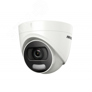 Видеокамера  HD-TVI 5Мп уличная купольная с LED подсветкой до 20м (3.6mm) (DS-2CE72HFT-F(3.6mm) - Hikvision