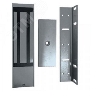 Замок электромагнитный ML-395-2 с датчиком Холла 12В усилие 500 кг серый - AccordTec