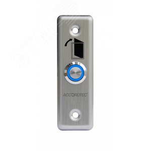 Кнопка выхода AT-H801А LED врезная НО синяя подсветка - AccordTec