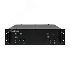 "Блок бесперебойного питания ББП-80х2 v.16 RACK 3U для стойки 19"" 12В 16х1А под АКБ 4х12Ач" - AccordTec