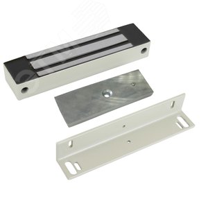 Замок электромагнитный ML-295K с уголком IP67 12В усилие 300 кг белый - AccordTec