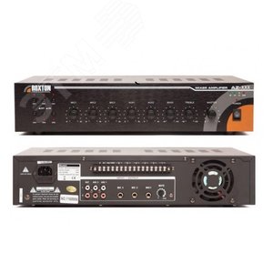 Усилитель 240 Вт, 6 зон, 10016000 Гц, 100В/70В/4-16 Ом, 1+2 микроф/2 лин входа, 1 лин выход, защита от перегрузки, КЗ (AZ-240)