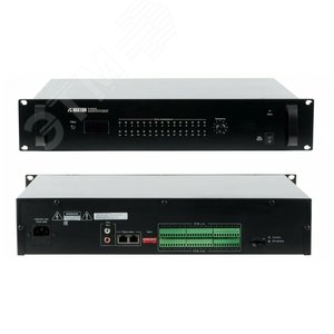 Интерфейс аварийного сигнала с блоком сообщений (до 99), 30 зон, 2U (IP-A6223A) - Roxton