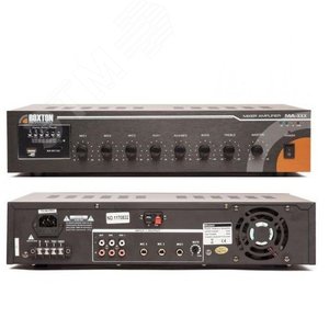 МР3-плеер-USB-FM-тюнер-усилитель 240Вт, 3 микр/2 лин входа, ИК-пульт ДУ (MA-240) - Roxton