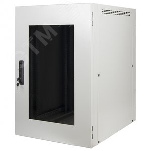 Шкаф 19‘‘ для оборудования, 18U х 600 мм, встраиваемая система охлаждения (без ножек/роликов) (R-186RR) - Roxton