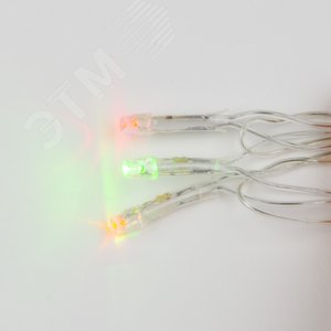 ULD-S0280-020/DTA MULTI IP20 Гирлянда светодиодная с контроллером, 20 светодиодов, 2,8 м, разноцветная, IP20, провод прозрачный. (07916) - фото 4