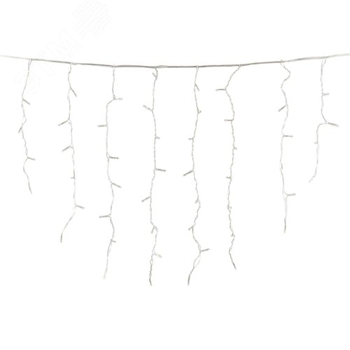 Бахрома светодиодная с контроллером 200 светодиодов 3 м синий IP20 прозрачный провод ULD-B3010-200/DTA BLUE IP20 6