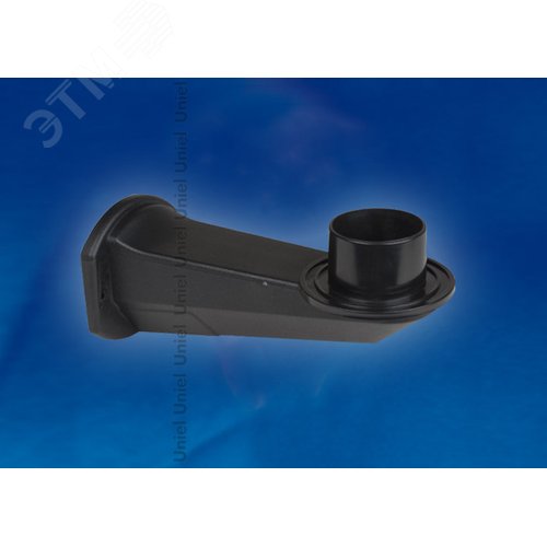 Кронштейн для садово-парковых светильников, резьбовой тип соединения с рассеивателем, 190мм длина, Е27 встроенный патрон, пластик, черный цвет 2