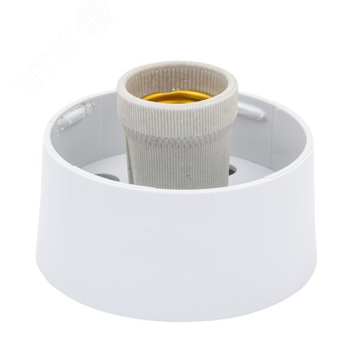 Основание для садово-парковых светильников. Тип соединения с рассеивателем - резьбовой. Встроенный патрон Е27. Материал - пластик. Цвет - белый. Упаковка - картон. UFP-A01AE WHITE 3