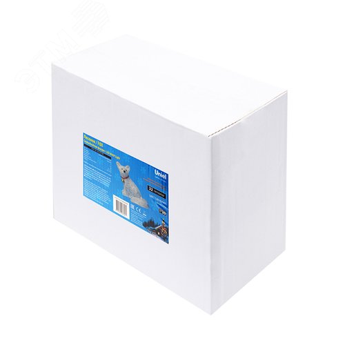 Фигура светодиодная Лисенок 32 светодиода 32,5x22x25 см белый цвет свечения IP20 ULD-M3225-032/STA WHITE IP20 FOX - фото 5
