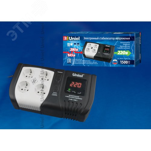 Стабилизатор напряжения U-ARS-1500/1 серии Standard - Expert 1500 ВА - фото 7