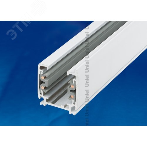 Шинопровод осветительный, тип А Трехфазный белый Длина 1 м UBX-AS4 WHITE 100 POLYBAG 3