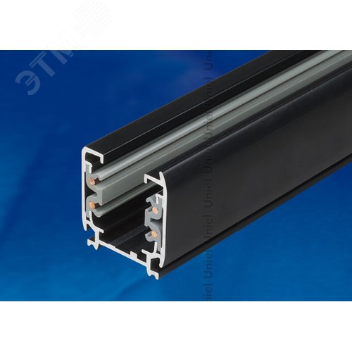 Шинопровод осветительный, тип А Трехфазный черный Длина 3 м UBX-AS4 BLACK 300 POLYBAG 3