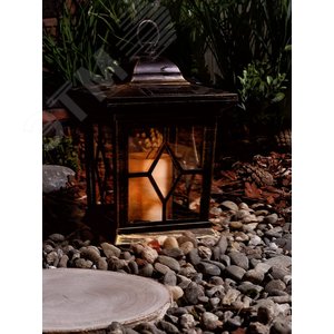 Светильник светодиодный садовый USL-S-180/PT220 на солнечной батарее Bronze lantern Special - UNIEL