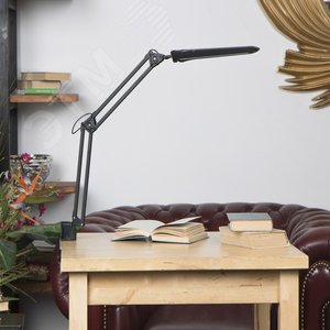Светильник TLD-524 Black/8W настольный на струбцине LED/500Lm/4500K/Dimmer/Цвет-черный 3