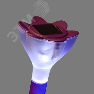 Светильник светодиодный садовый USL-C-417/PT305 на солнечной батарее Purple crocus Classic - фото 4