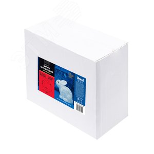 Фигура светодиодная Кролик 32 светодиода 27x14x24 см белый цвет свечения IP20 ULD-M2724-032/STA WHITE IP20 RABBIT - фото 3