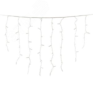 Бахрома светодиодная с контроллером 200 светодиодов 3 м синий IP20 прозрачный провод ULD-B3010-200/DTA BLUE IP20