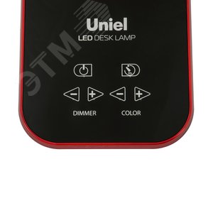 Светильник настольный/LED/900Lm/6 режимов в       диапазоне 2700-6400K/С диммером/Цвет-красный      TLD-515 Red/9W - фото 6