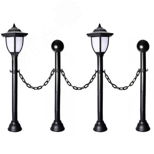 USL-S-181/PT720 LANTERN SET02 Садовый светильник на солнечной батарее "Фонари", набор 2 шт. Белый свет. 1*АА Ni-Mh акк в/к. IP44 | UL-00003132 | Uniel - UNIEL
