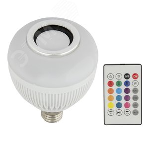 Светильник светодиодный Диско с динамиком и Bluetooth 220В белый ULI-Q340 8W/RGB/E27 WHITE - UNIEL