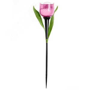 Светильник светодиодный садовый на солнечной батарее СОЛАР USL-C-451/PT305 PINK TULIP - UNIEL