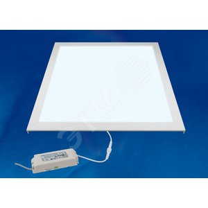 Светильник светодиодный потолочный встраиваемый дневной свет 6500K, белый корпус, в комплекте с и/п, алюминий 2