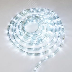 Гирлянда светодиодная Дюралайт 8м ULD-D50 8M/С08 IP44 WHITE С контроллером Белый свет Провод белый - UNIEL