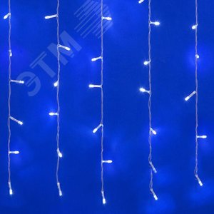 ULD-C1515-160/DTA WHITE IP20 Занавес светодиодный,1,5х1,5 м, 160 led, белый, с контроллером, провод прозрачный, IP20 (06738) - фото 5
