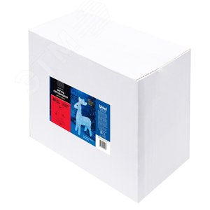 Фигура светодиодная Олень 40 светодиодов 37x11x39 см белый IP20 ULD-M3739-040/STA WHITE IP20 DEER - фото 2