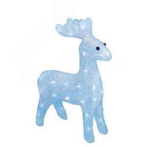 Фигура светодиодная Олень 40 светодиодов 37x11x39 см белый IP20 ULD-M3739-040/STA WHITE IP20 DEER - UNIEL