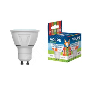 Лампа светодиодная LED 5вт 175-250в GU10 4500К - UNIEL