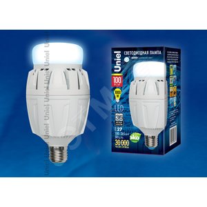 Лампа светодиодная LED 100вт 100-265в E27 6000К 2