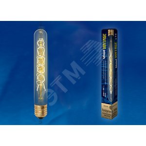 Лампа накаливания декоративная ЛОН 60 вт 300 Лм E27 Vintage IL-V-L28A-60/GOLDEN/E27 CW01 - фото 2