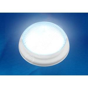 ULW-R05 12W/NW IP64 WHITE Светильник LED влагозащ. для ЖКХ. Круг. 12Вт, 1200 Лм, 4500K 220В, D= 21 см белый | UL-00002105 | Uniel - UNIEL