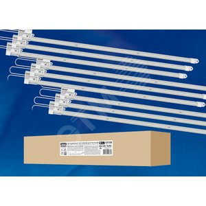 ULY-P90-10W/SPFR/K IP65 AC220V CLEAR KIT09 Светильник для растений светодиодный линейный, 600мм. Спектр для фотосинтеза. В составе набора из 9-ти штук. TM Uniel (ULY-P90-0009) - фото 2